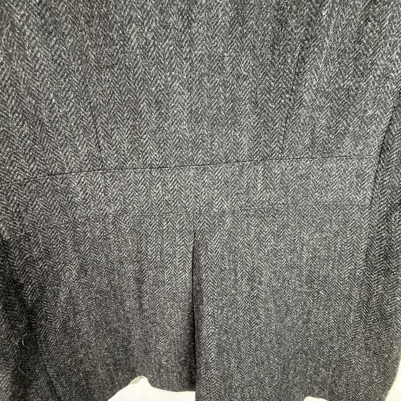 Ralph Lauren CHAPS 38R Heavy Tweed Sport Coat Black & Gray w/ Green Check VTG - Picture 12 of 14